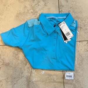Adidas Women’s Blue Polo Shirt